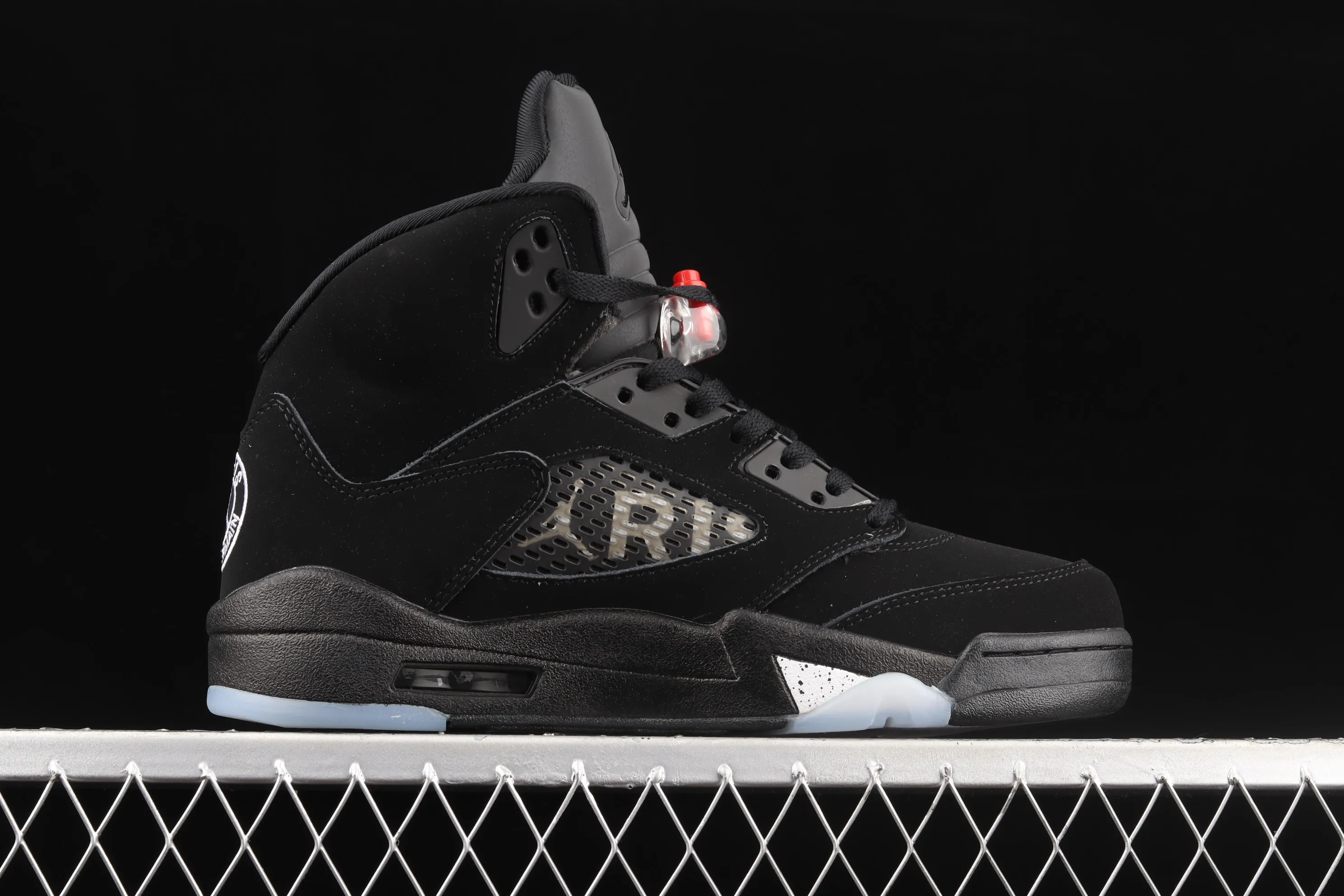 All categories Air Jordan Jordan series basketball shoes Air Jordan 5 G version Air Jordan 5 OG "Black Metallic" AJ5 Joe 5 black silver AV9175-001